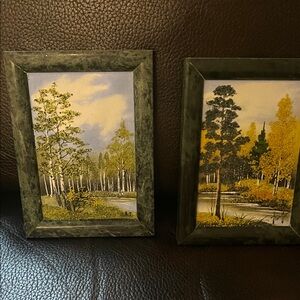 Mineral Stone Painting in Marble Frames